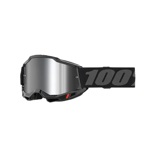 ACCURI 2 GOGGLE BLACK - MIRROR SILVER LENS