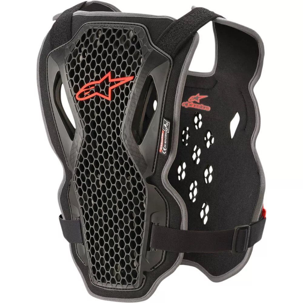 ALPINESTARS BIONIC ACTION CHEST PROTECTOR BLACK/RED XL/2X