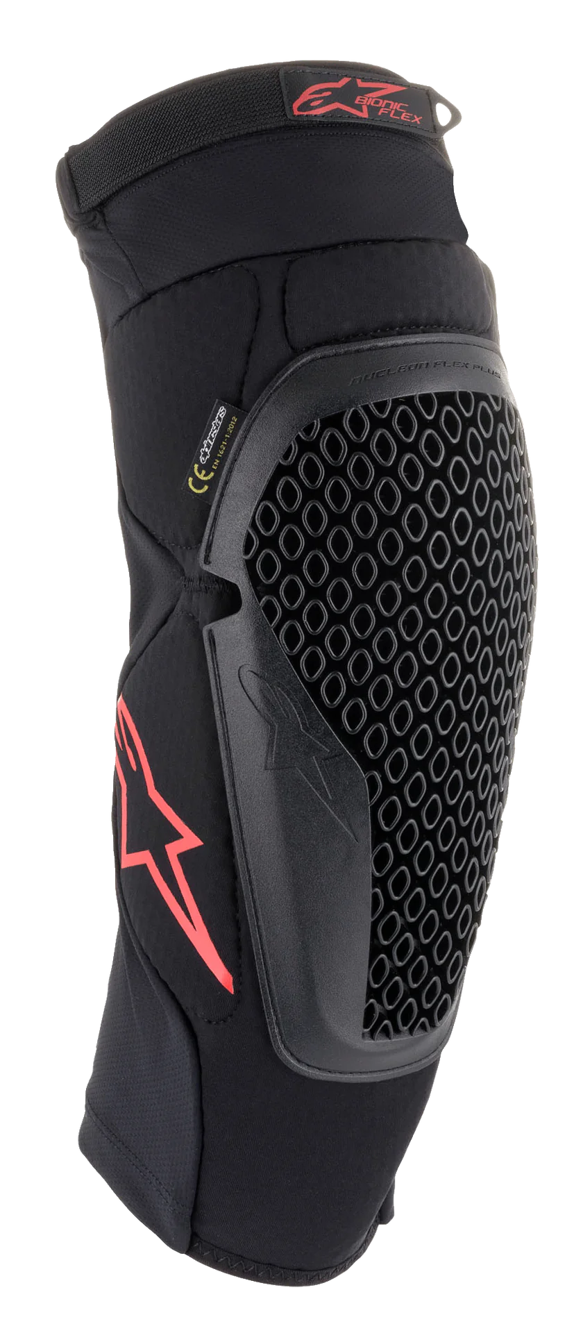 ALPINESTARS BIONIC FLEX KNEE PROTECTOR BLACK/RED SM/MD