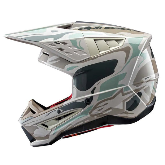 ALPINESTARS S-M5 MINERAL HELMET CELADON GREEN GLOSSY