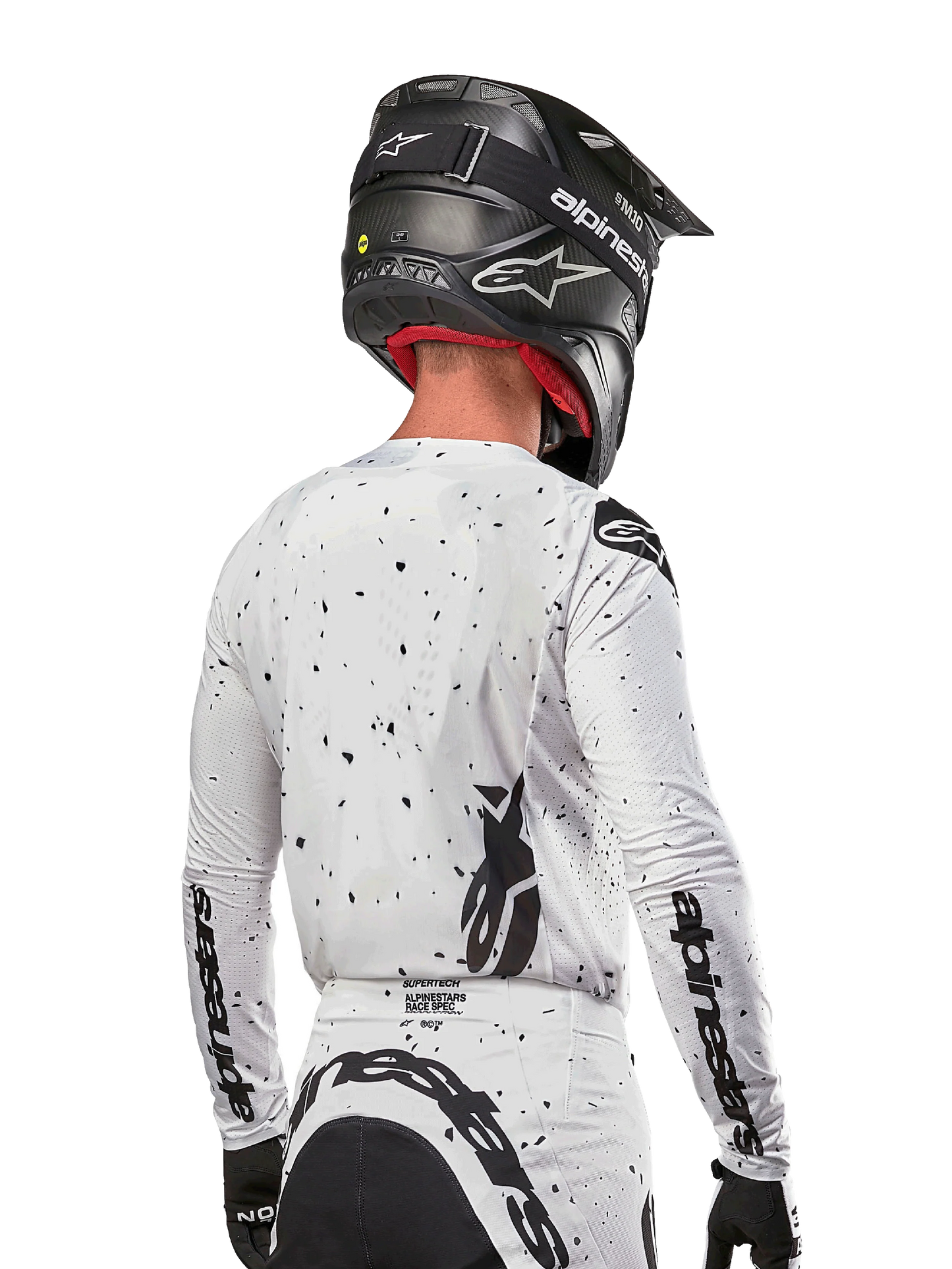 ALPINESTARS SUPERTECH SPEK JERSEY WHITE/BLACK MD