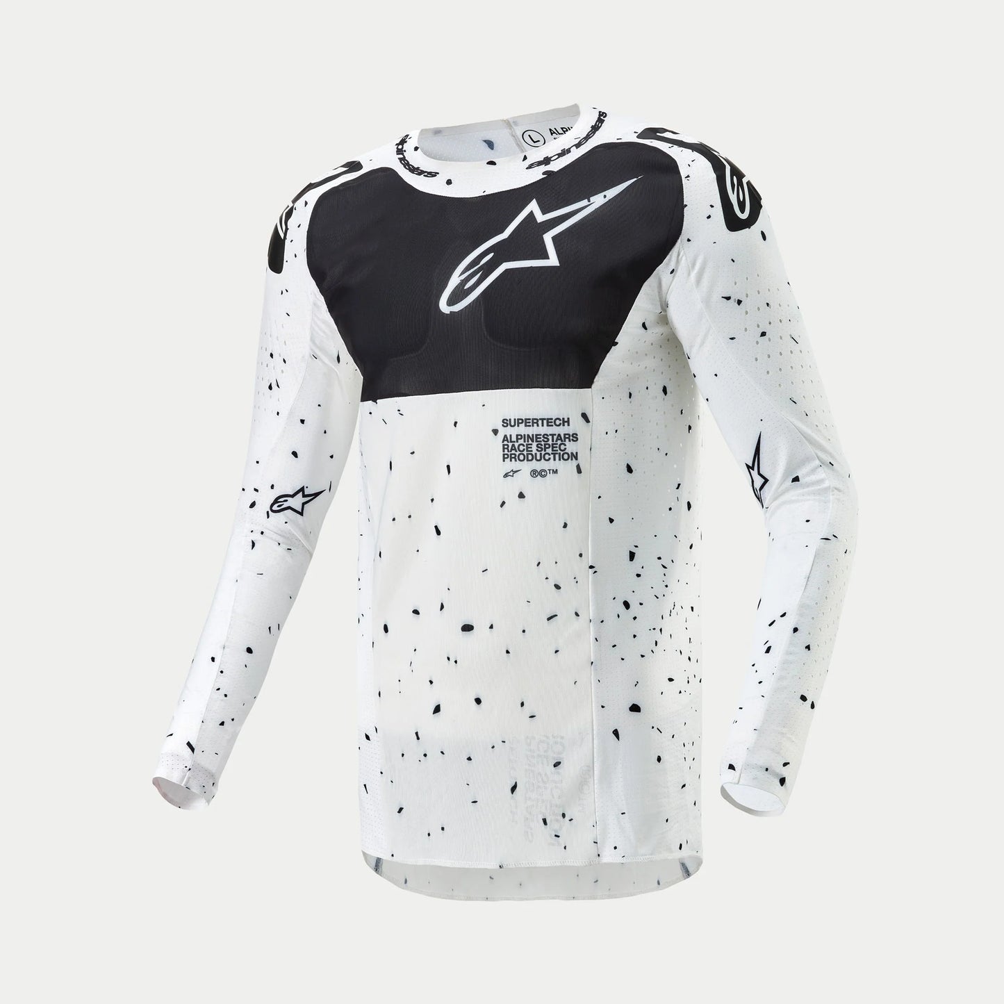 ALPINESTARS SUPERTECH SPEK JERSEY WHITE/BLACK MD