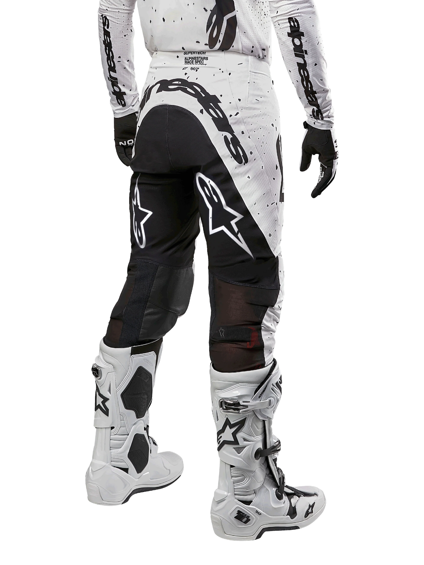 ALPINESTARS SUPERTECH SPEK PANTS WHITE/BLACK