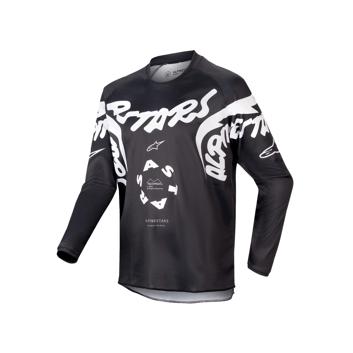 ALPINESTARS YOUTH RACER HANA JERSEY BLACK/WHITE