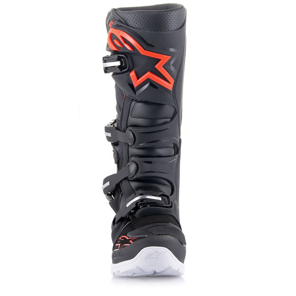 BOTA PARA MOTOCROSS TECH 7 ENDURO NEGRO/GRIS/ROJO FLUO 12