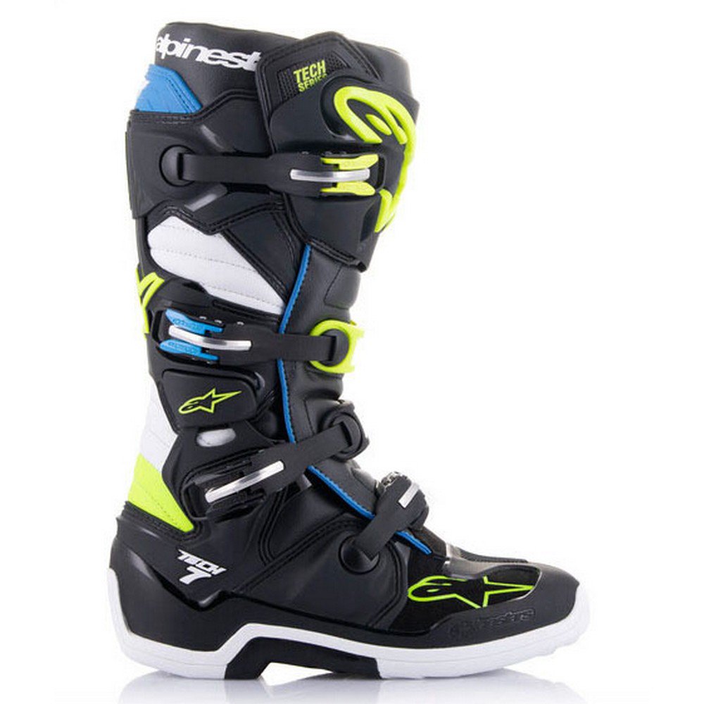 BOTAS PARA MOTOCROSS TECH 7 NGO/AZL/AMA FLUO 11