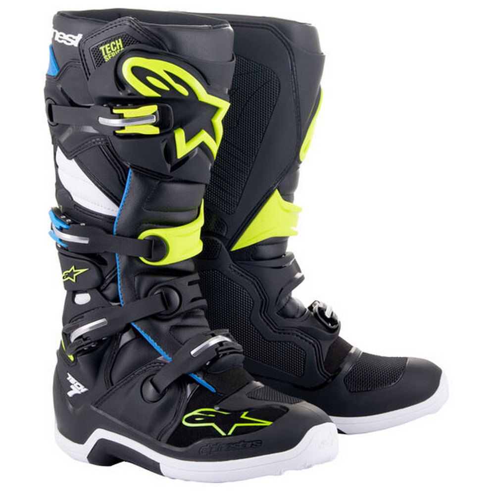 BOTAS PARA MOTOCROSS TECH 7 NGO/AZL/AMA FLUO 11