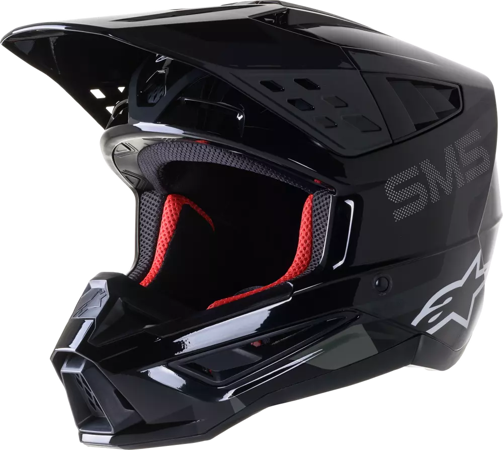 CASCO CROSS S-M5 ROVER NEGRO GLOSSY