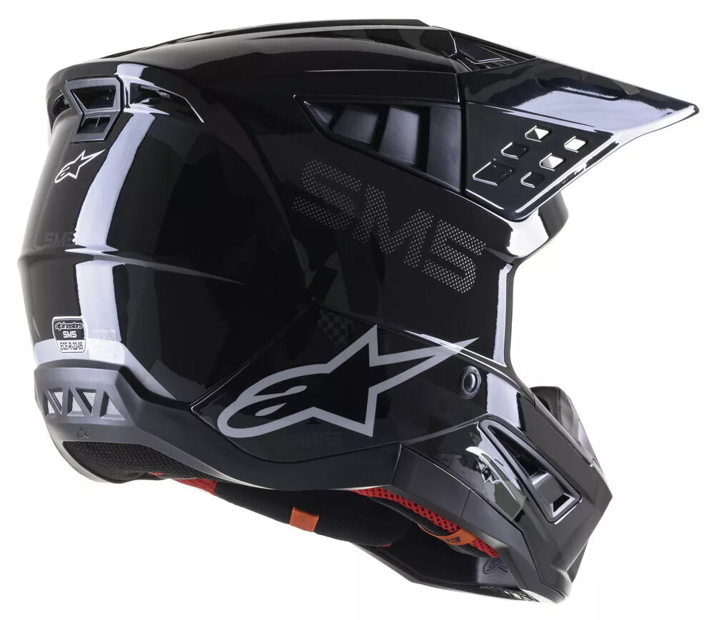 CASCO CROSS S-M5 ROVER NEGRO GLOSSY