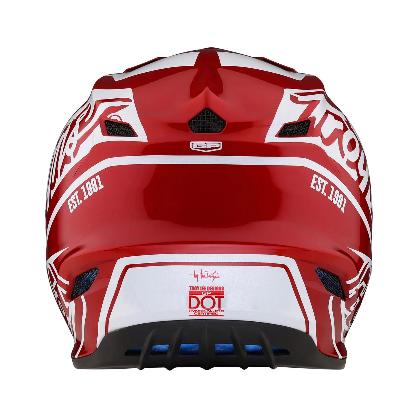 GP HELMET SLICE RED / WHITE