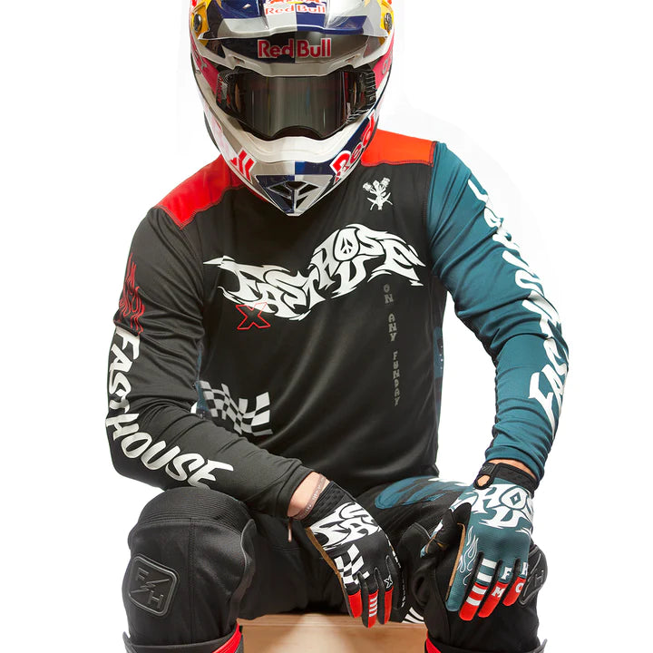 Grindhouse Bereman Jersey, Black/Infrared