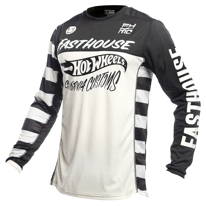 Grindhouse Hot Wheels Jersey, White/Black