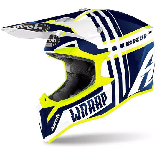 HELMET WRAAP BROKEN BLUE GLOSS