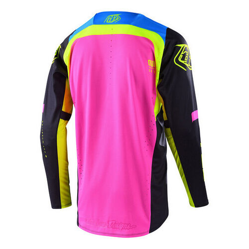 Jersey Troy Lee Designs SE Pro Fractura Negro/Amarillo Fluo