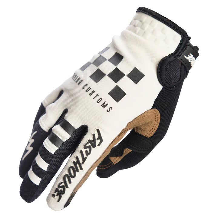 Speed Style Hot Wheels Glove, White/Black