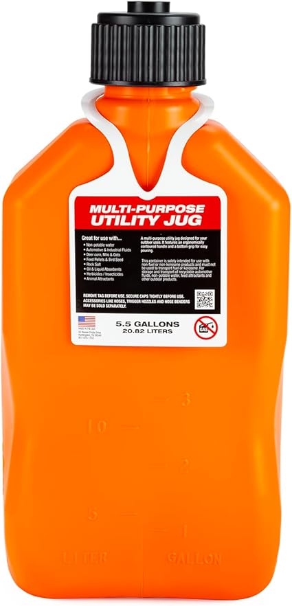 VP RACING MOTORSPORTS CONTAINER 5.5 GALLON ORANGE